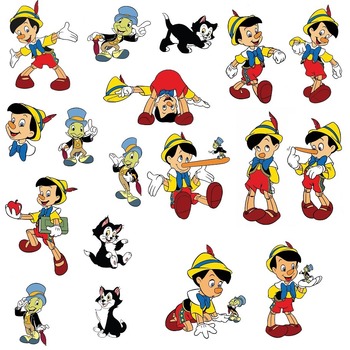 63 Pinocchio svg,cut files,silhouette clipart,vinyl files,Vector Digital,svg file,svg cut file,clipart svg,graphics clipart