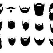 65 Beard svg,cut files,silhouette clipart,vinyl files,vector digital,svg file,svg cut file,clipart svg,graphics clipart