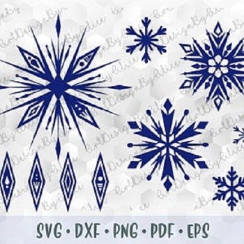 65 Frozen 2 SVG PNG Logo Crystal Snowflake Spirit Symbols Layered Cut files Cricut Silhouette Iron on Transfer Sublimation Design Ice Diamon