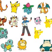 65 Pokemon svg,cut files,silhouette clipart,vinyl files,Vector Digital,svg file,svg cut file,clipart svg,graphics clipart