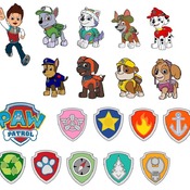 66 Paw patrol svg,cut files,silhouette clipart,vinyl files,Vector Digital,svg file,svg cut file,clipart svg,graphics clipart