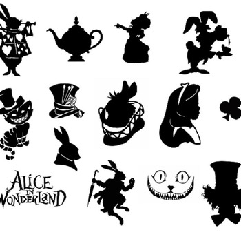 67 Alice in Wonderland svg,cut files,silhouette clipart,vinyl files,vector digital,svg file,svg cut file,clipart svg,graphics clipart