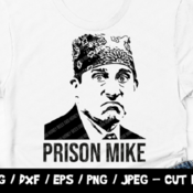 67 Prison Mike SVG, Michael Scott Svg, Prison Mike Silhouette, Cricut, The Office Cut File, The Office SVG, Vector, Vinyl