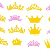 68 Princess crown svg,cut files,silhouette clipart,vinyl files,Vector Digital,svg file,svg cut file,clipart svg,graphics clipart