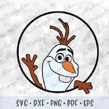 72 Olaf Snowman Head Face Frozen 2 SVG PNG Layered Cut files Outline Layers for Cricut Silhouette Iron on Transfer Sublimation Design Clipar