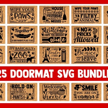 74 Doormat SVG Bundle, funny doormat svg, funny quotes svg, funny svg sayings, welcome svg, home svg, farmhouse svg, DIY doormat, mom svg fi