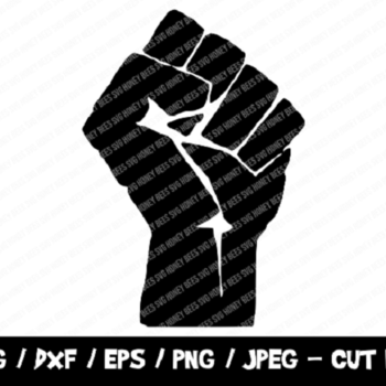 77 Black Lives Matter SVG, BLM SVG Cut File, Raised Fist Svg, Stand Against Racism, Instant Download, File For Cricut & Silhouette, Png