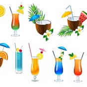 78 Summer Cocktails svg,cut files,silhouette clipart,vinyl files,Vector Digital,svg file,svg cut file,clipart svg,graphics clipart