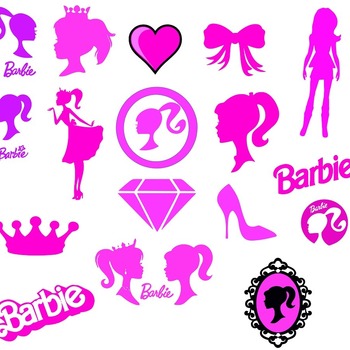 79 Barbie svg,cut files,silhouette clipart,vinyl files,vector digital,svg file,svg cut file,clipart svg,graphics clipart