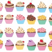 79 Sweet Cupcakes svg,cut files,silhouette clipart,vinyl files,Vector Digital,svg file,svg cut file,clipart svg,graphics clipart