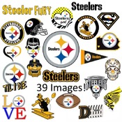 8 Pittsburgh Steelers SVG and PNG Bundle 39 Images NFL Logo Cricut Football Cut Files Digital Download Ready to Cut Clip Art Digital File