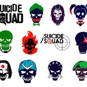87 Suicide squad svg,cut files,silhouette clipart,vinyl files,vector digital,svg file,svg cut file,clipart svg,graphics clipart