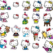 92 Hello Kitty svg,cut files,silhouette clipart,vinyl files,Vector Digital,svg file,svg cut file,clipart svg,graphics clipart