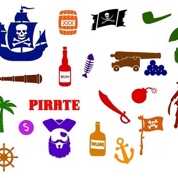 94 Pirate svg,cut files,silhouette clipart,vinyl files,vector digital,svg file,svg cut file,clipart svg,graphics clipart