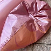 Deflation flamingo float