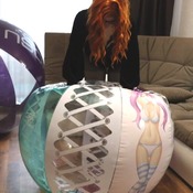 Girl Model 3 xdeflating shosu beachball. Ballons play store cancelled.