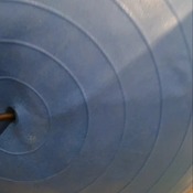 inflating and deflating gymballs