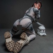Sg Vithe atar wars cosplay bodypaint