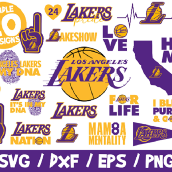 100 Lakers SVG Bundle, Los Angeles Lakers Svg, NBA Team Svg, Lakers Nation Shirt, Lakers Cricut, Basketball SVG, Mamba Mentality Svg, Lakers