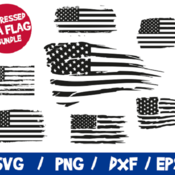 116 Distressed Flag SVG, Distressed US Flag Vector, United States Vector, USA Vector, Grunge Flag Svg, Us Flag Cricut, Cut File, Wall Decall