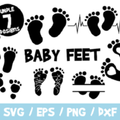 118 Baby Feet SVG Bundle, Baby Feet Cricut, Baby Boy SVG, Baby Girl SVG, Baby Feet Clipart, Baby Feet Vector, Newborn Svg, New Baby Shirt