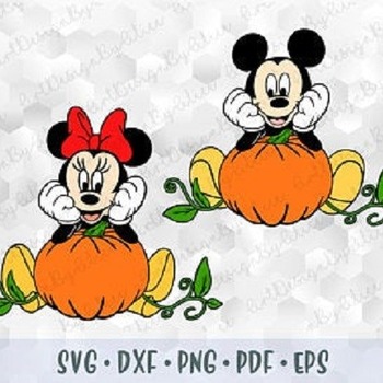 147 SVG PNG Minnie Mickey Mouse Pumpkin Halloween Ears Head Bow Red Layered Cut Files Silhouette Cricut download Iron on Transfer Disney Pri