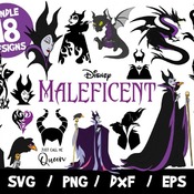 17 Maleficent SVG Bundle, Halloween SVG, Disney Villain SVG, Maleficent Clip Art, Maleficent Vector, Maleficent Cut File, Maleficent Layered