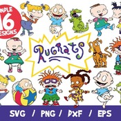 2 Rugrats Bundle, Rugrats SVG ClipArt Rugrats Vector Rugrats PNG DXF, Eps, Vinyl, Rugrats Cricut, Tommy, Chuckie, Nickelodeon Svg