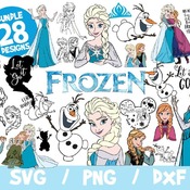 24 Frozen SVG Bundle, Frozen Bundle SVG, Disney SVG, Frozen Cricut, Frozen Silhouette, Frozen Svg, Disney Svg, Frozen 2, Elsa Svg, Olaf Dxf