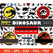 32 Dinosaur Cut Files T-rex mega big bundle svg png clipart vector Font Cut Files for Cricut