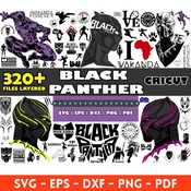 38 Wakanda Forever Black Panther mega big bundle svg png clipart vector Cut File T’Challa Face Silhouette