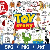 43 Toy Story SVG Bundle, Toy Story Bundle SVG, Disney SVG, Toy Story Cricut, Toy Story Silhouette, Vinyl File, Cut File, Eps, Png