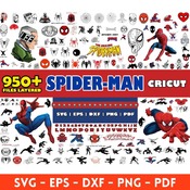 8 Spiderman mega big bundle svg png clipart vector Cut Files for Cricut Silhouette