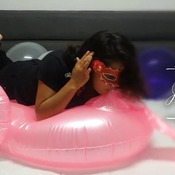 Blowing up Flemish inflatable!! (old video of me)