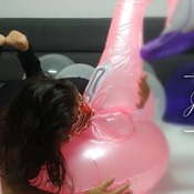 Blowing up Flemish inflatable!! (old video of me)