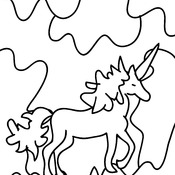 Coloring Book of Cute Unicorns