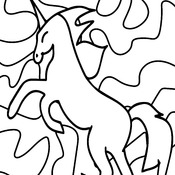 Coloring Book of Cute Unicorns