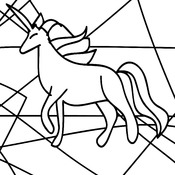 Coloring Book of Cute Unicorns