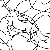 Coloring Book of Cute Unicorns