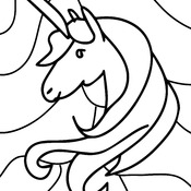 Coloring Book of Cute Unicorns