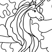 Coloring Book of Cute Unicorns