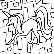 Coloring Book of Cute Unicorns