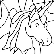 Coloring Book of Cute Unicorns