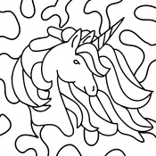 Coloring Book of Cute Unicorns