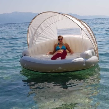 Gymballs and inflatables prepare for summer.