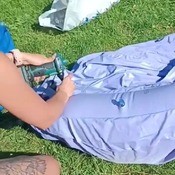 Inflating inflatables on summer