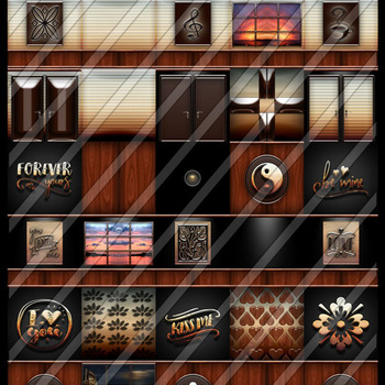 rosewood collection 30 textures  for imvu