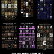 six packs 175 textures for imvu  50% off