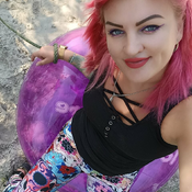 Valeria deflating big shosu ball