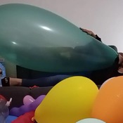 Blow to pop Roomtex Rocket balloon!!